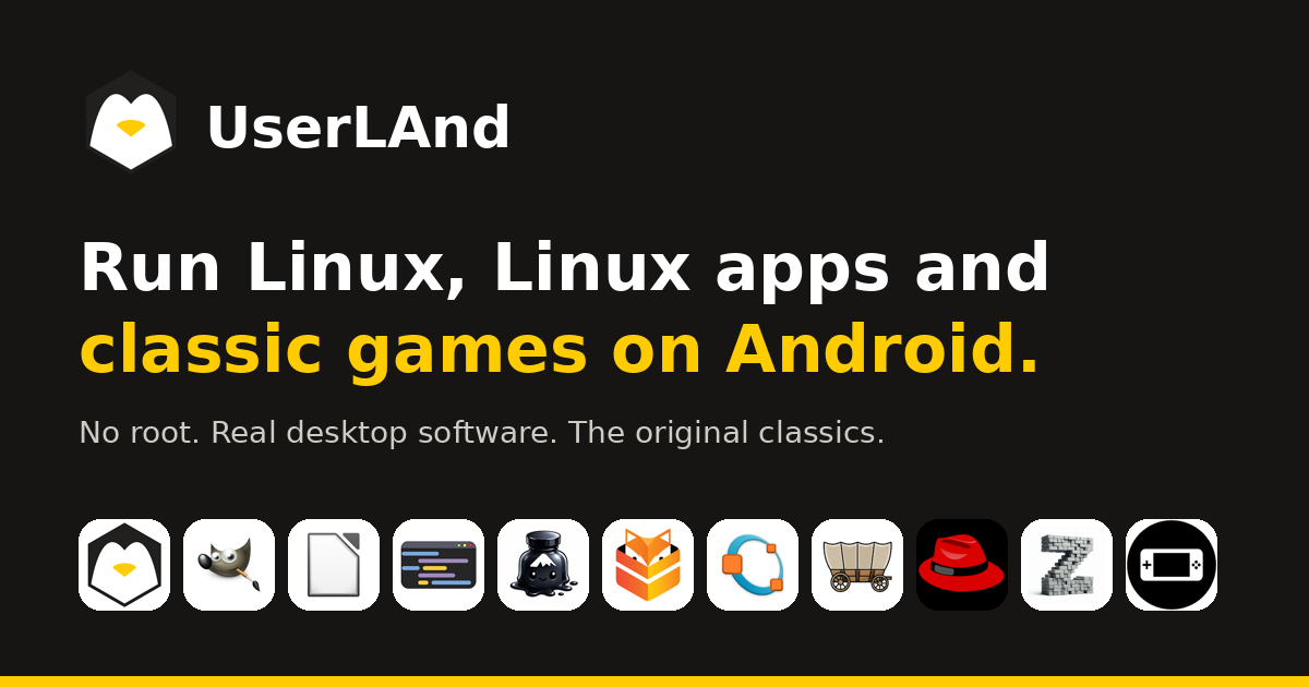 Run Linux on Android | UserLAnd